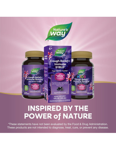 Jarabe para la Tos Sambucus Nature's Way 118 ml Inmunidad