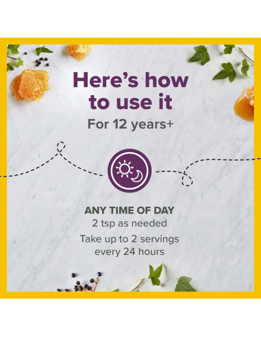 Jarabe para la tos Zarbee's Naturals 240 ml con miel y vitaminas