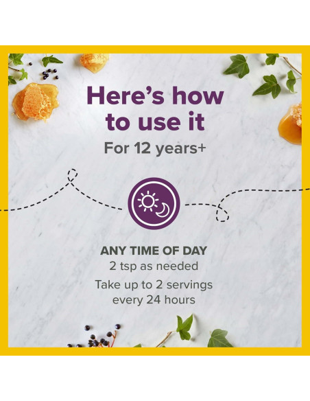 Jarabe para la tos Zarbee's Naturals 240 ml con miel y vitaminas