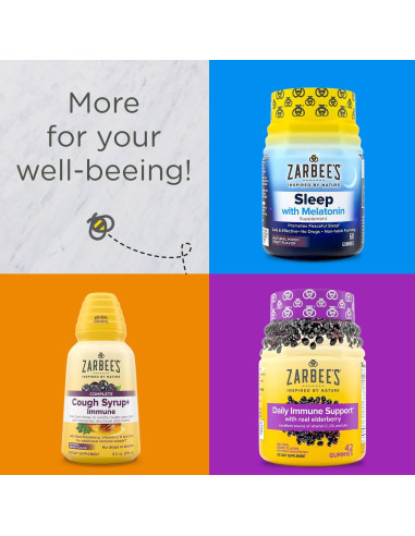 Jarabe para la tos Zarbee's Naturals 240 ml con miel y vitaminas