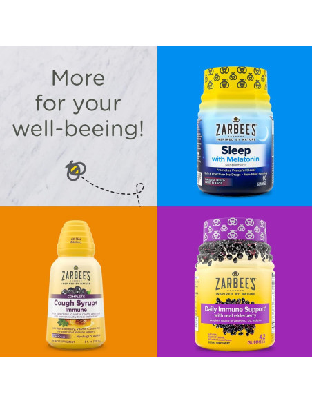 Jarabe para la tos Zarbee's Naturals 240 ml con miel y vitaminas