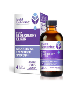 Elixir de Saúco Bold Botanica 118 ml - Sin Azúcar - Inmunológico