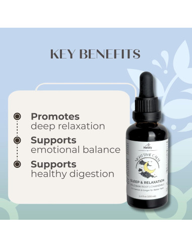 Gotas de Sueño Herbales Herbity 50 ml - Valeriana y Manzanilla