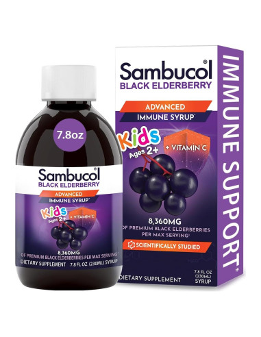 Jarabe de Saúco Negro Sambucol para Niños 230 ml - Soporte Inmunológico
