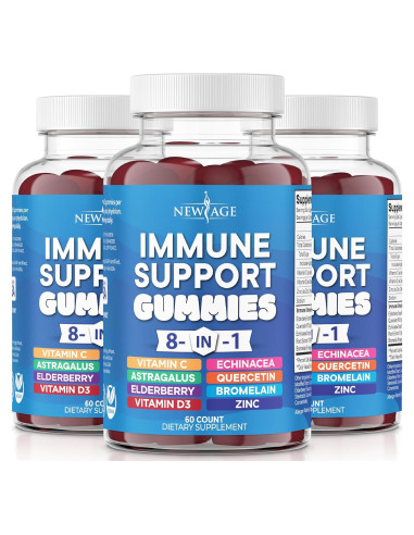 Suplemento Inmunológico 8 en 1 Nueva Era - 180 Gominolas