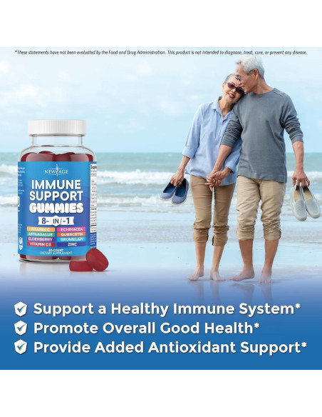 Suplemento Inmunológico 8 en 1 Nueva Era - 180 Gominolas