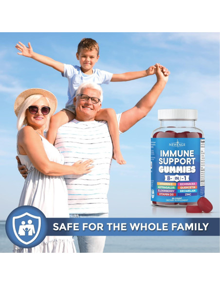 Suplemento Inmunológico 8 en 1 Nueva Era - 180 Gominolas
