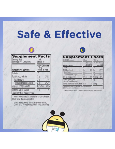 Jarabe para la tos diurna y nocturna Zarbee's 2x59.15ml