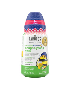 Jarabe para la tos nocturno Zarbee para niños 120ml - Miel y bayas