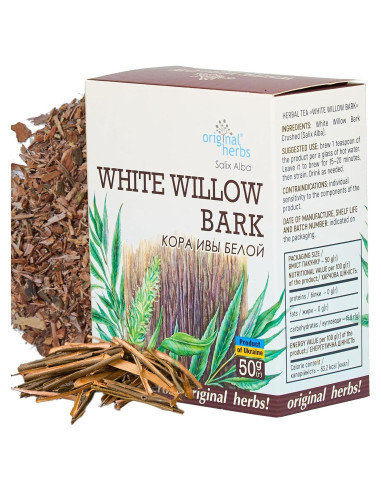 Té de Corteza de Sauce Blanco 100% Puro 50g - Hierbas Originales