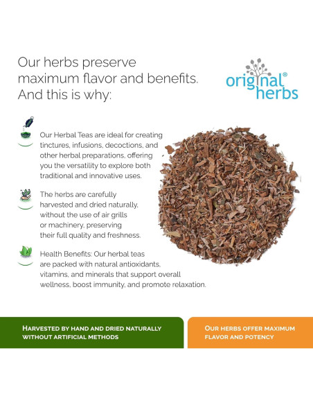 Té de Corteza de Sauce Blanco 100% Puro 50g - Hierbas Originales Té de Corteza de Sauce Blanco 100% Puro 50g - Hierbas Originales