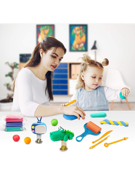 Kit de Arcilla Modeladora ESSENSON - 36 Colores Mágicos