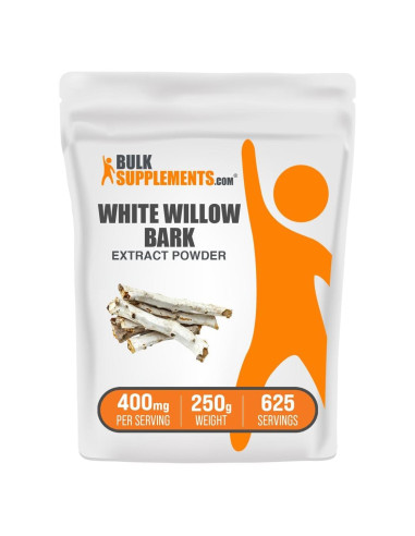 Polvo de Extracto de Corteza de Sauce Blanco BulkSupplements 250g