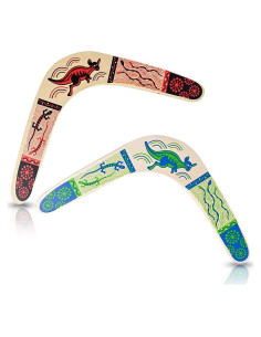 Boomerang de Madera ArtCreativity Set de 2 para Niños