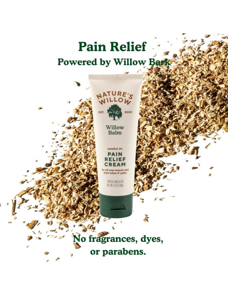 Bálsamo Natural para Alivio del Dolor Nature's Willow 103.5 ml