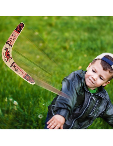 Boomerang de Madera ArtCreativity Set de 2 para Niños