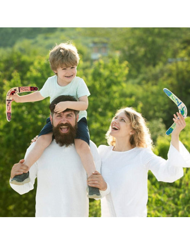 Boomerang de Madera ArtCreativity Set de 2 para Niños