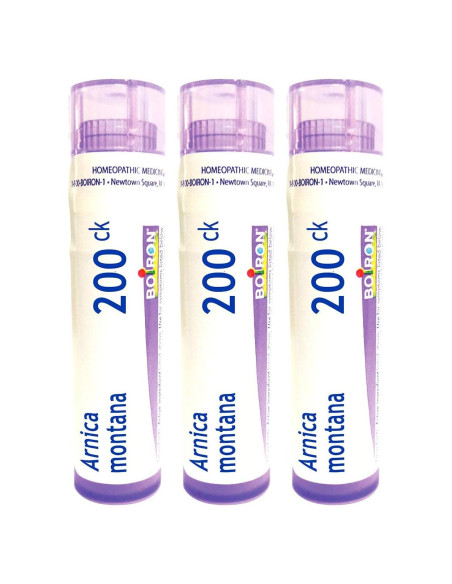 Boiron Arnica Montana 200CK Homeopatía 3 Paquetes de 240 Gránulos