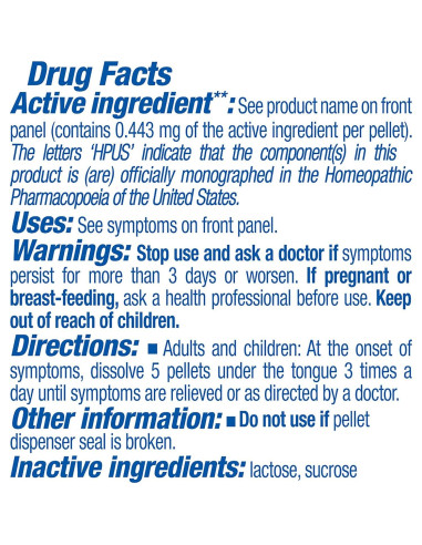 Boiron Arnica Montana 200CK Homeopatía 3 Paquetes de 240 Gránulos