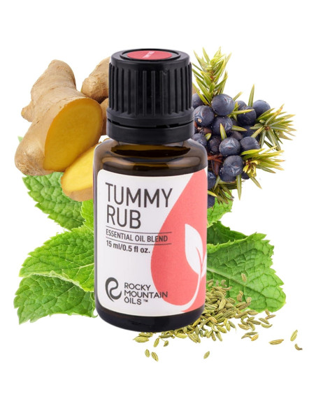 Aceite Esencial Tummy Rub Rocky Mountain 10ml Aromaterapia