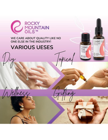 Aceite Esencial Tummy Rub Rocky Mountain 10ml Aromaterapia