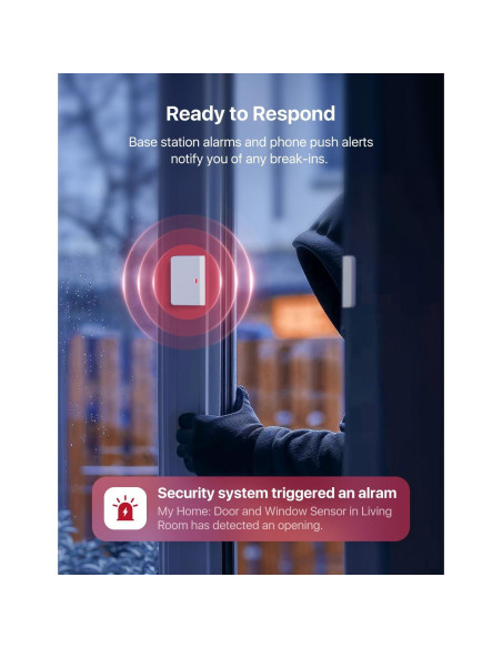 Sistema de Seguridad Inalámbrico X-Sense AS05, 5 Piezas