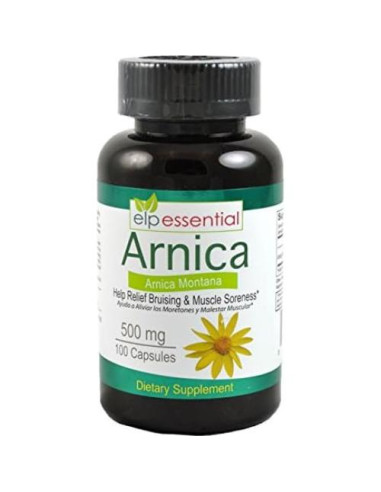 Arnica Montana 500mg 100 Cápsulas + Ungüento 60g Essential Products