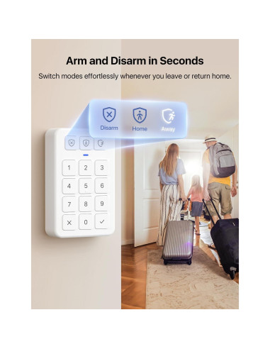 Sistema de Seguridad Inalámbrico X-Sense AS05, 5 Piezas