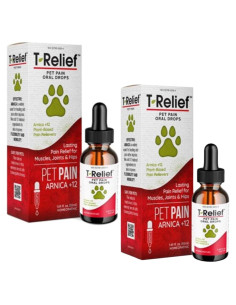 Gotas Orales T-Relief para Dolor de Mascotas - 2 Paquete