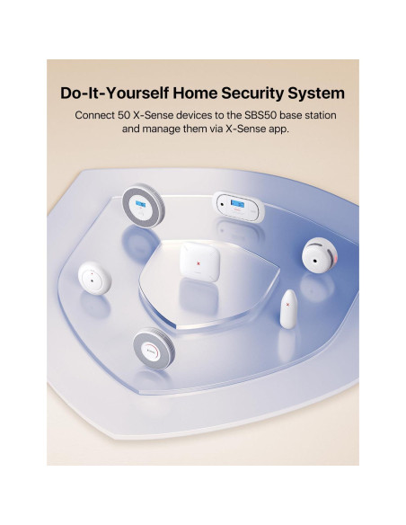 Sistema de Seguridad Inalámbrico X-Sense AS05, 5 Piezas