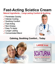 Crema para Nervio Ciático Nuturna 113.4 g - Alivio Rápido 2