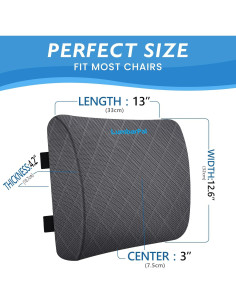 Almohada Lumbar LumbarPal LP0001-0GE Espuma Viscoelástica 2