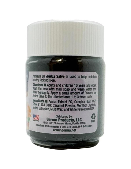 Pomada de Árnica Negra Germa 58 g para Piel Seca y Dolor