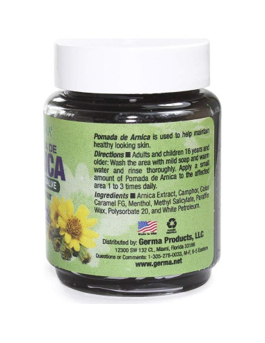 Pomada de Árnica Negra Germa 58 g para Piel Seca y Dolor