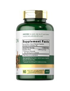 Raíz de Diente de León Carlyle 1800mg 300 Cápsulas Suplemento 2