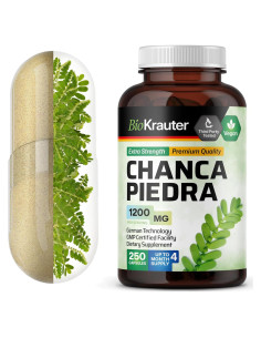 Cápsulas Chanca Piedra BioKrauter 1200 mg - 250 Unidades