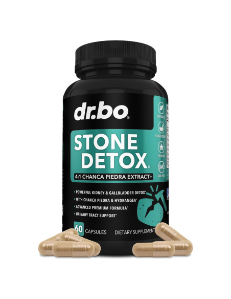 Cápsulas Detox de Chanca Piedra Dr. Bo - 60 Unidades