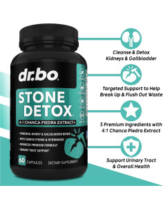 Cápsulas Detox de Chanca Piedra Dr. Bo - 60 Unidades 2