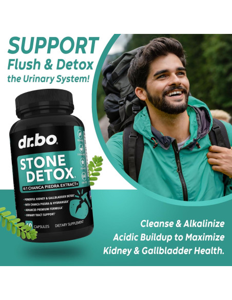 Cápsulas Detox de Chanca Piedra Dr. Bo - 60 Unidades