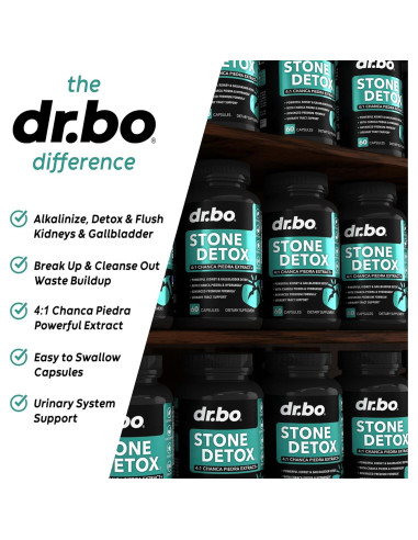 Cápsulas Detox de Chanca Piedra Dr. Bo - 60 Unidades