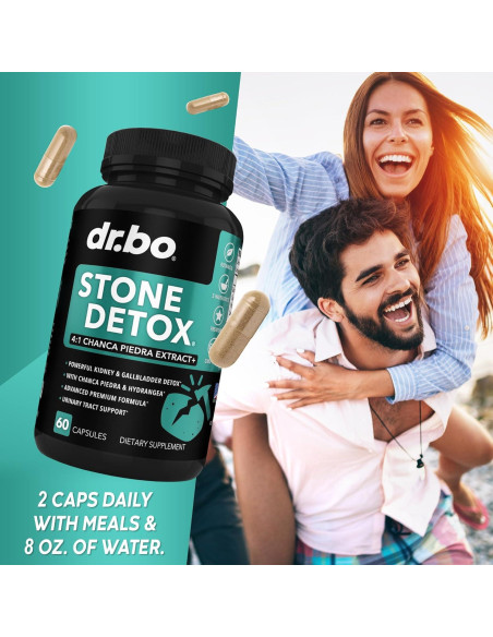 Cápsulas Detox de Chanca Piedra Dr. Bo - 60 Unidades
