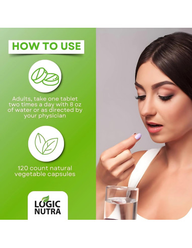 Chanca Piedra Logic Nutra 120 Tabletas 800 mg - Rompe Piedras Renales