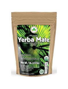 Yerba Mate Orgánica Superverde 1LB U.S. Wellness Naturals