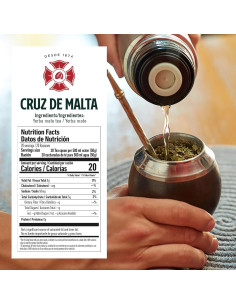Yerba Mate Cruz de Malta 1 kg | Infusión Tradicional Argentina Sin Gluten 2