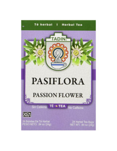Té de Pasiflora Tadin - 24 Bolsitas 100% Natural