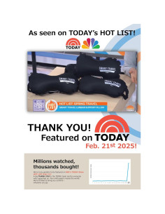 Almohada Lumbar Inflable Smart Travel Espuma Viscoelástica 2