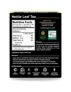 Té de Hoja de Ortiga Orgánico Buddha Teas - 18 Bolsitas Sin Cafeína 2