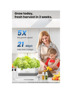 Sistema Hidropónico inBloom 12 Cápsulas Jardín Interior LED 2