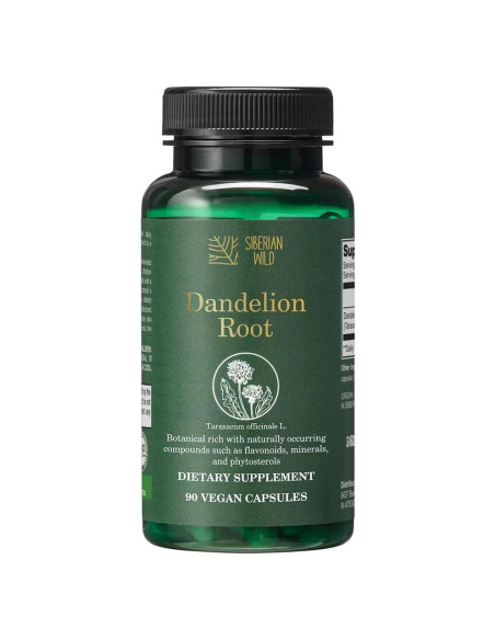 Suplemento Diente de León Best Value Organic 90 Cápsulas 1500mg