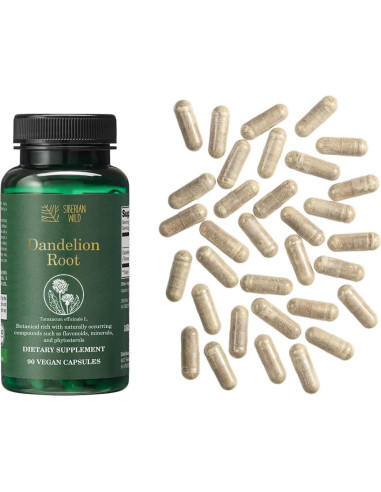 Suplemento Diente de León Best Value Organic 90 Cápsulas 1500mg